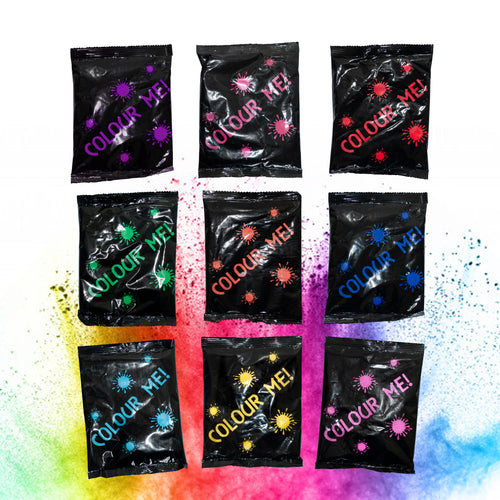Holi Colour Powder 10 Pack x 100g bags - Choose your colour